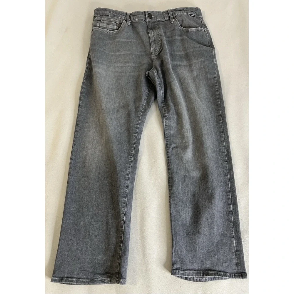 MAVI Mens MATT‎ Relaxed Straight Leg Stretch Denim Gray Jean 36W X 29.5
